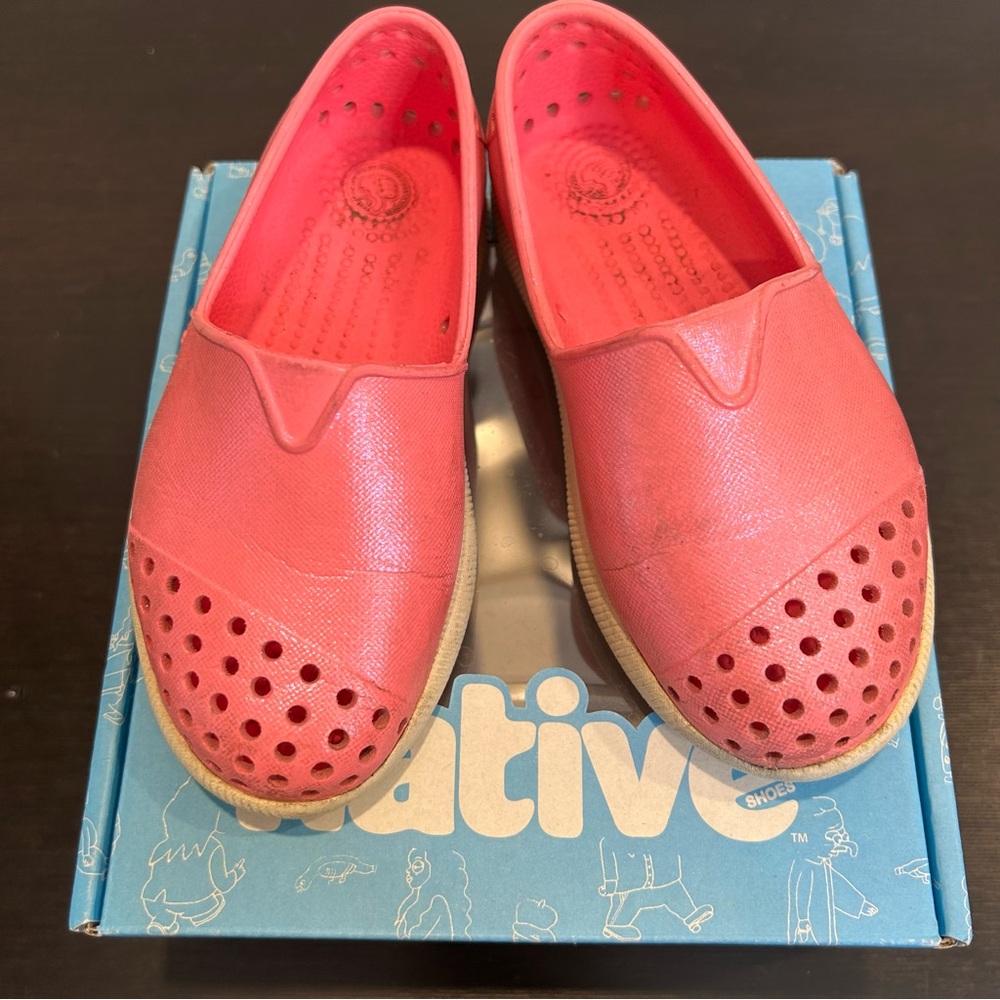 Native Kids Girls' Verona Slip-On Floyd Pink Iridescence